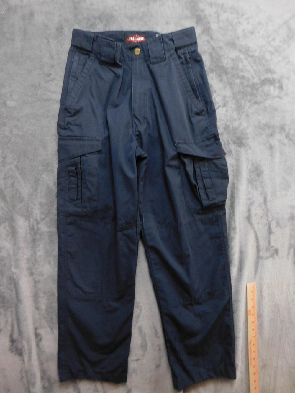 TRU-SPEC Pants Mens 27x30 Blue Cargo Tactical Pockets Cotton Blend Work Uniform